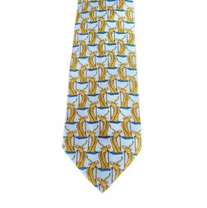 Vintage La Femme en Flammes Silk Tie